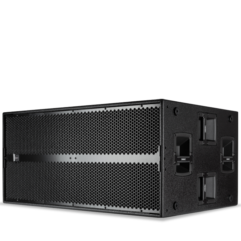 A professional audio speaker system showcased for Neves Media, serving Panama City, FL, with high-quality sound solutions for events.