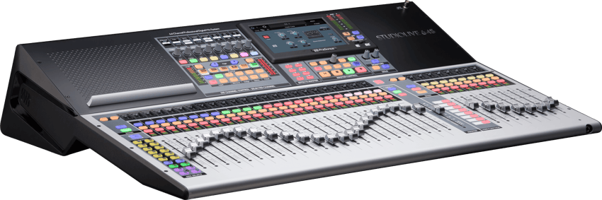 High-quality audio mixing console showcasing advanced features for sound production, perfect for Neves Media in Panama City, FL.